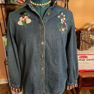 Cmas Jean button down shirt